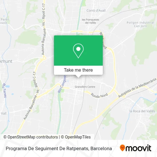 Programa De Seguiment De Ratpenats map