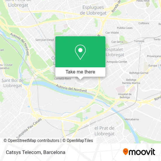 Catsys Telecom map