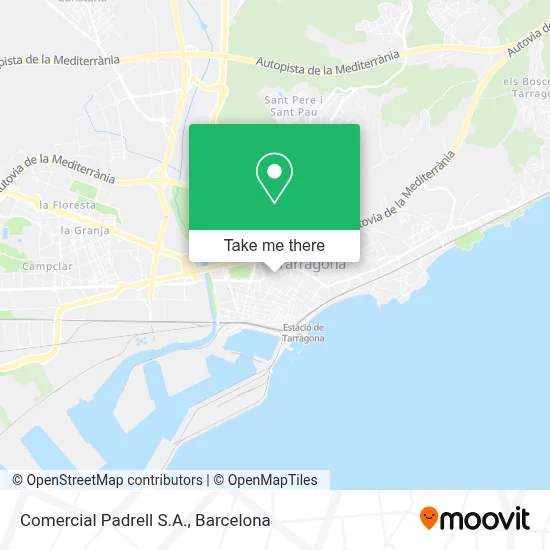 Comercial Padrell S.A. map