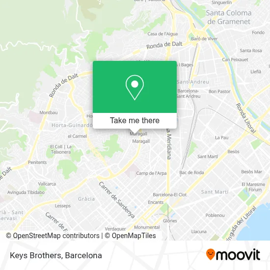 Keys Brothers map