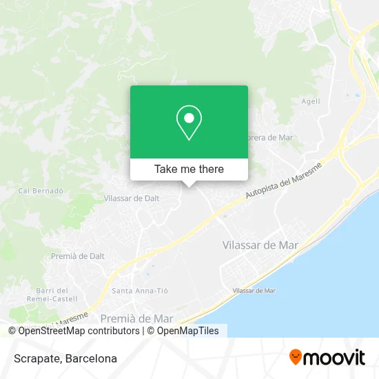 Scrapate map