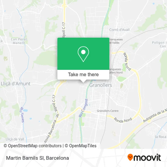 Martin Barnils Sl map