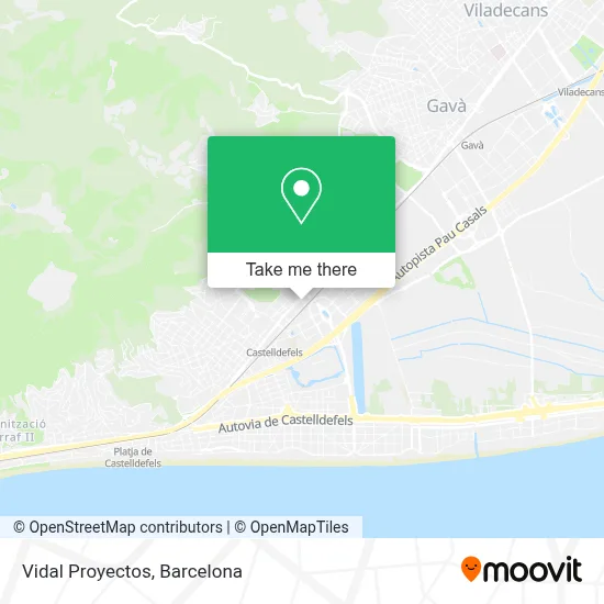 Vidal Proyectos map
