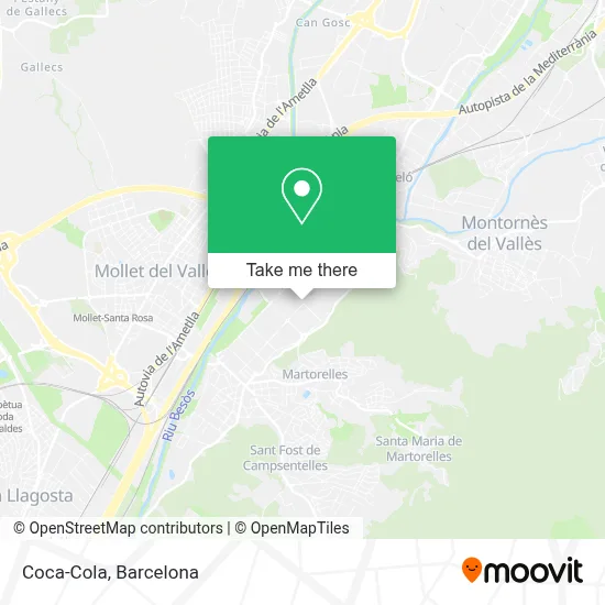 Coca-Cola map
