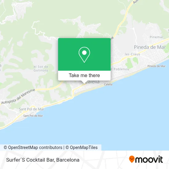 Surfer´S Cocktail Bar map