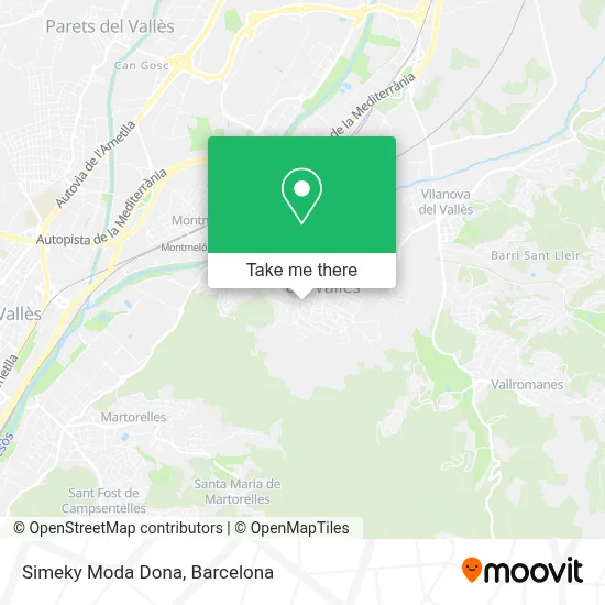 Simeky Moda Dona map