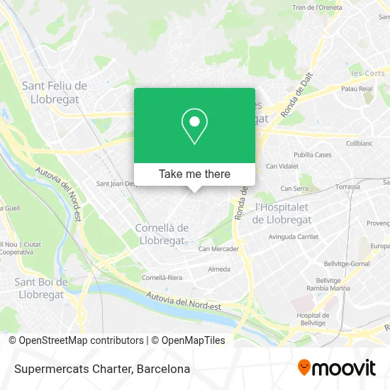 Supermercats Charter map