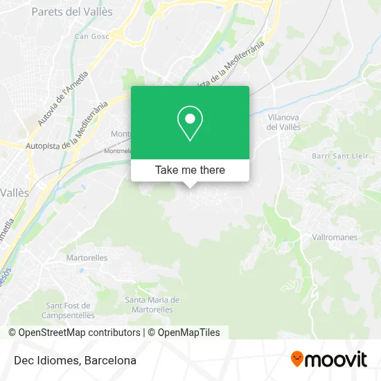 Dec Idiomes map