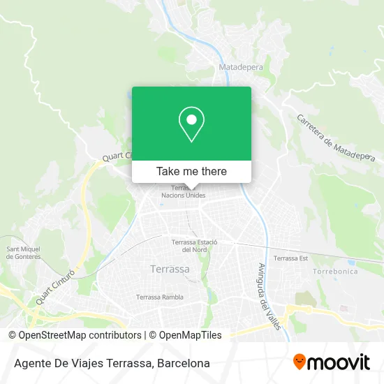 Agente De Viajes Terrassa map