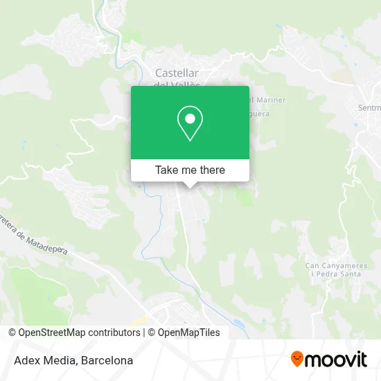 Adex Media map