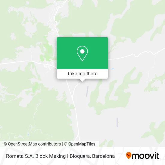 Rometa S.A. Block Making I Bloquera map
