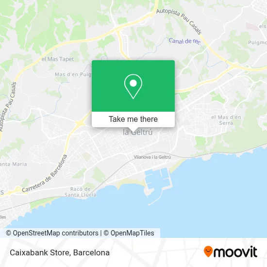 Caixabank Store map