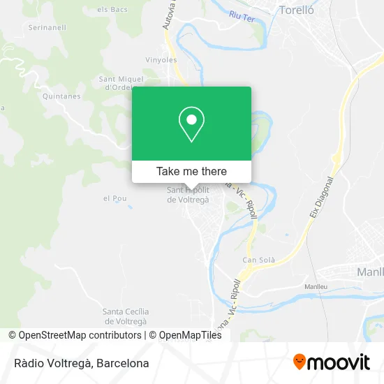 Ràdio Voltregà map