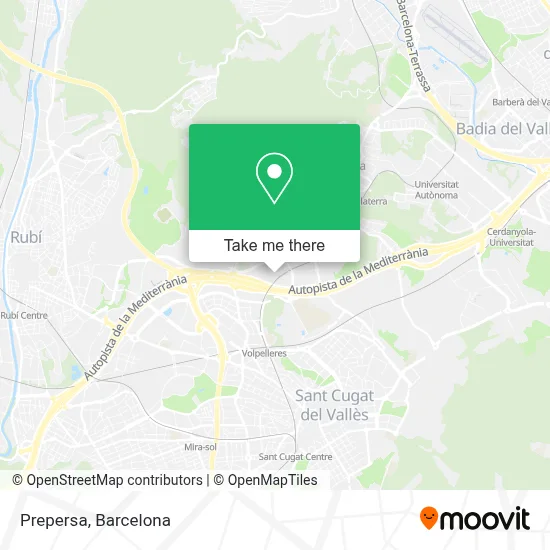 Prepersa map