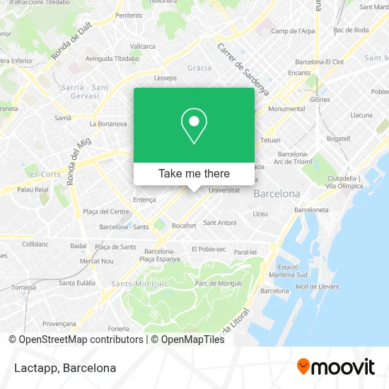 Lactapp map