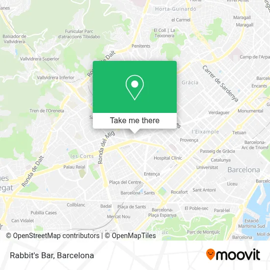 Rabbit's Bar map
