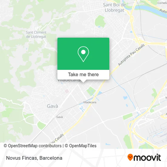Novus Fincas map