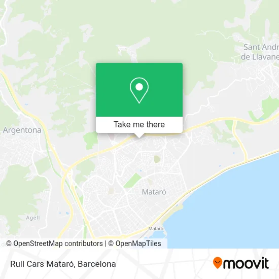 Rull Cars Mataró map