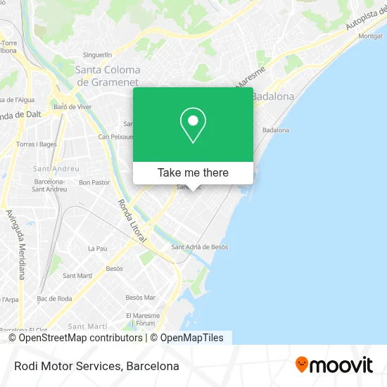 Rodi Motor Services map