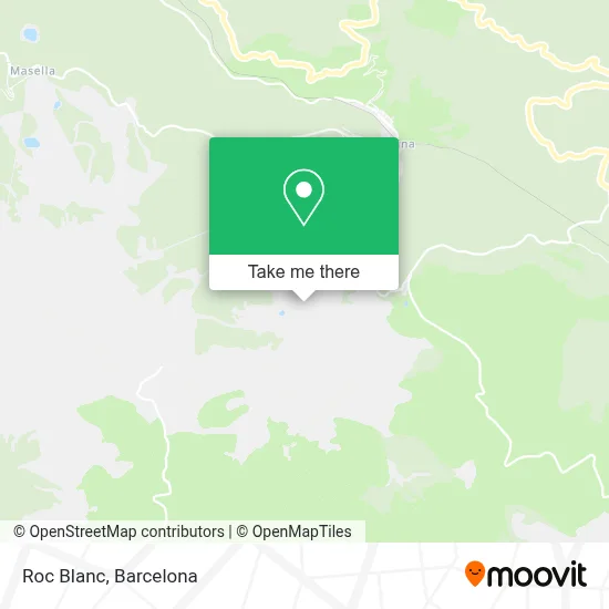 Roc Blanc map