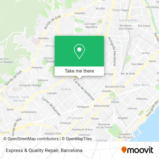 Express & Quality Repair map