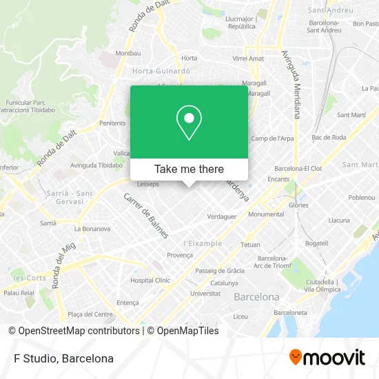 F Studio map