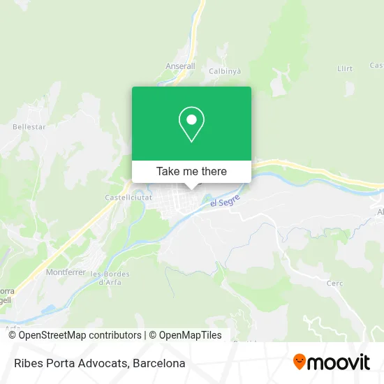 Ribes Porta Advocats map