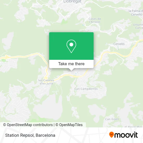 Station Repsol map