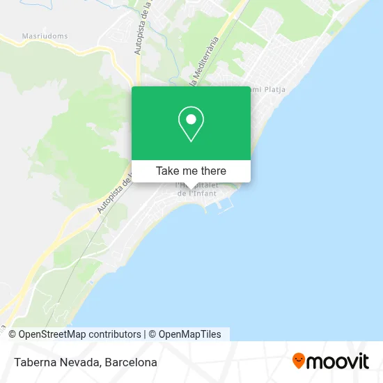 Taberna Nevada map