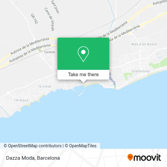 Dazza Moda map