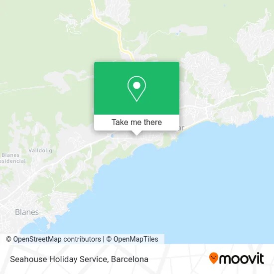 Seahouse Holiday Service map