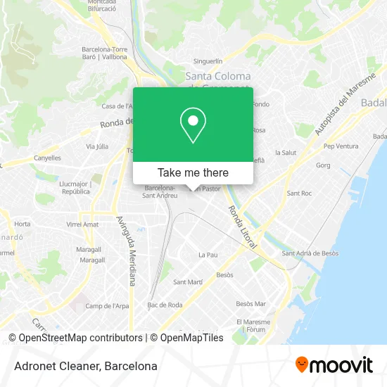 Adronet Cleaner map