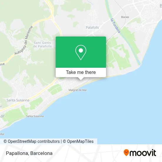 Papallona map