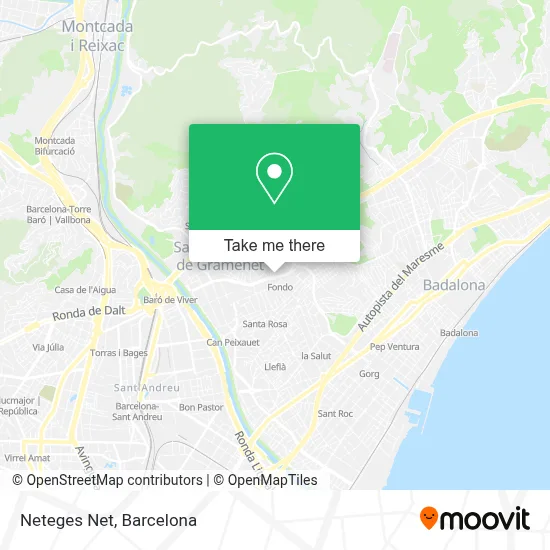 mapa Neteges Net