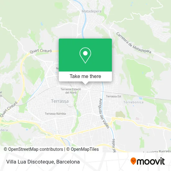 Villa Lua Discoteque map