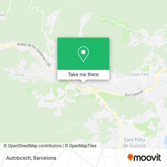 Autobosch map