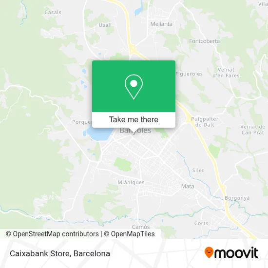 Caixabank Store map