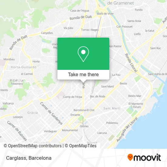 Carglass map