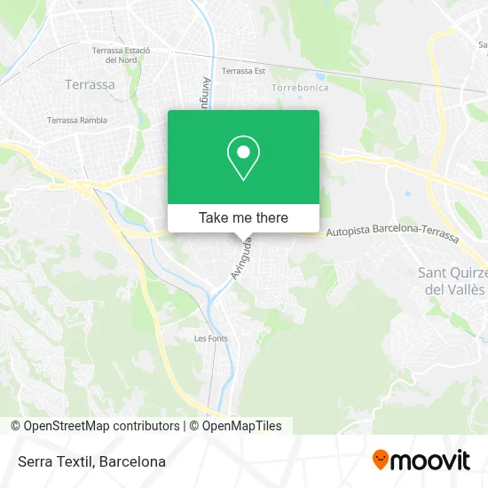 Serra Textil map