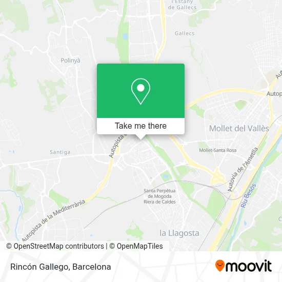 Rincón Gallego map