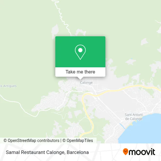 Samal Restaurant Calonge map