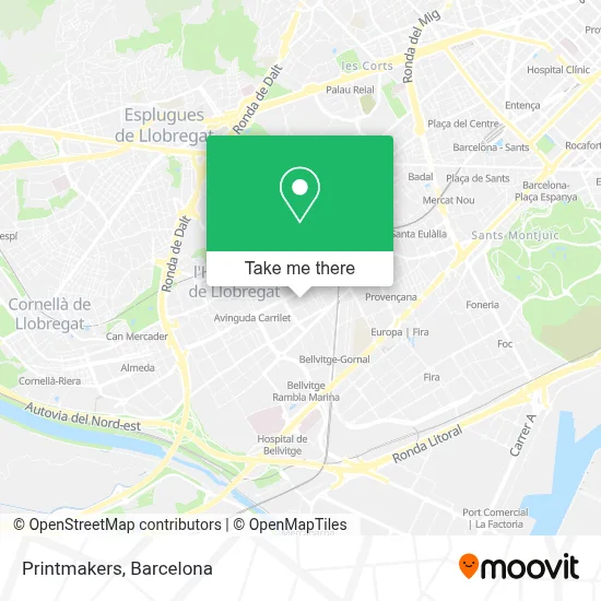 Printmakers map