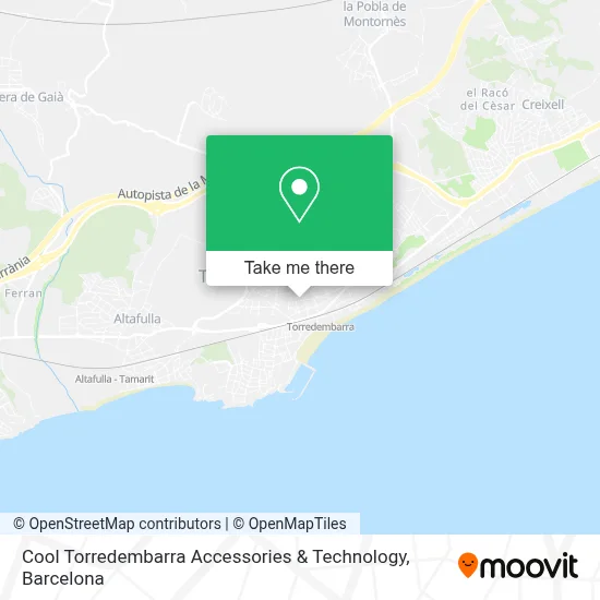 Cool Torredembarra Accessories & Technology map