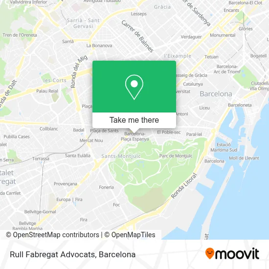 Rull Fabregat Advocats map
