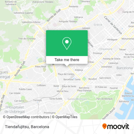 Tiendafujitsu map