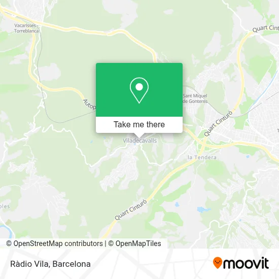 Ràdio Vila map