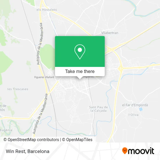 Win Rest map
