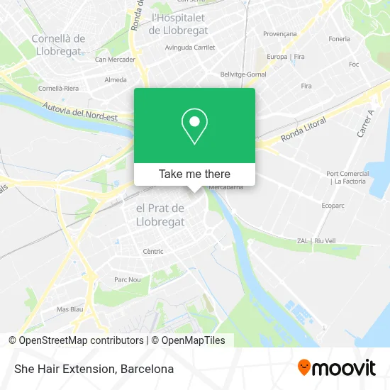 She Hair Extension map
