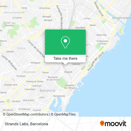 Strands Labs map