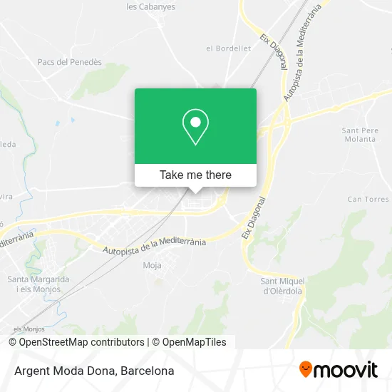 Argent Moda Dona map
